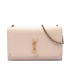 Medium Smooth Calfskin Braided Monogram Kate Crossbody