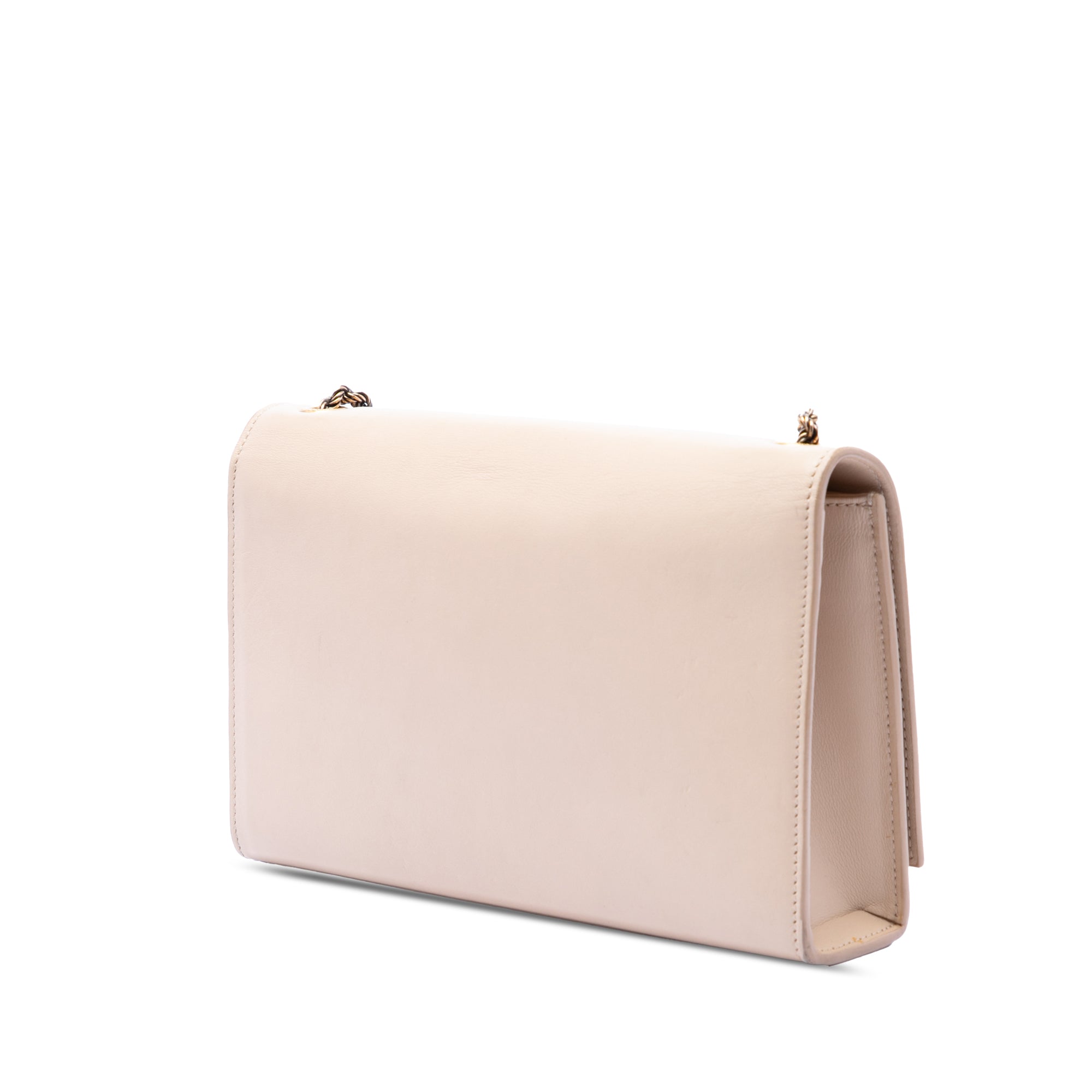 Medium Smooth Calfskin Braided Monogram Kate Crossbody
