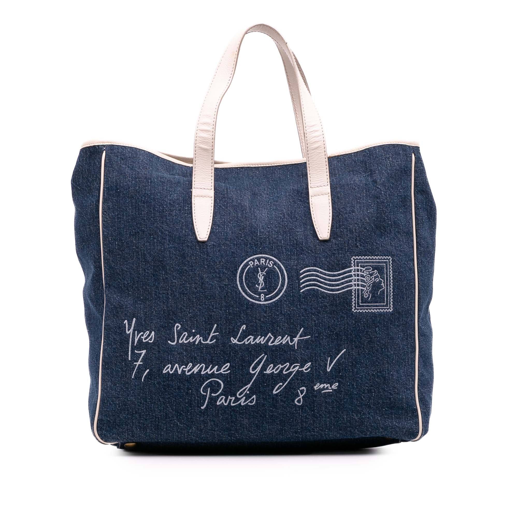 Denim Y Mail Tote
