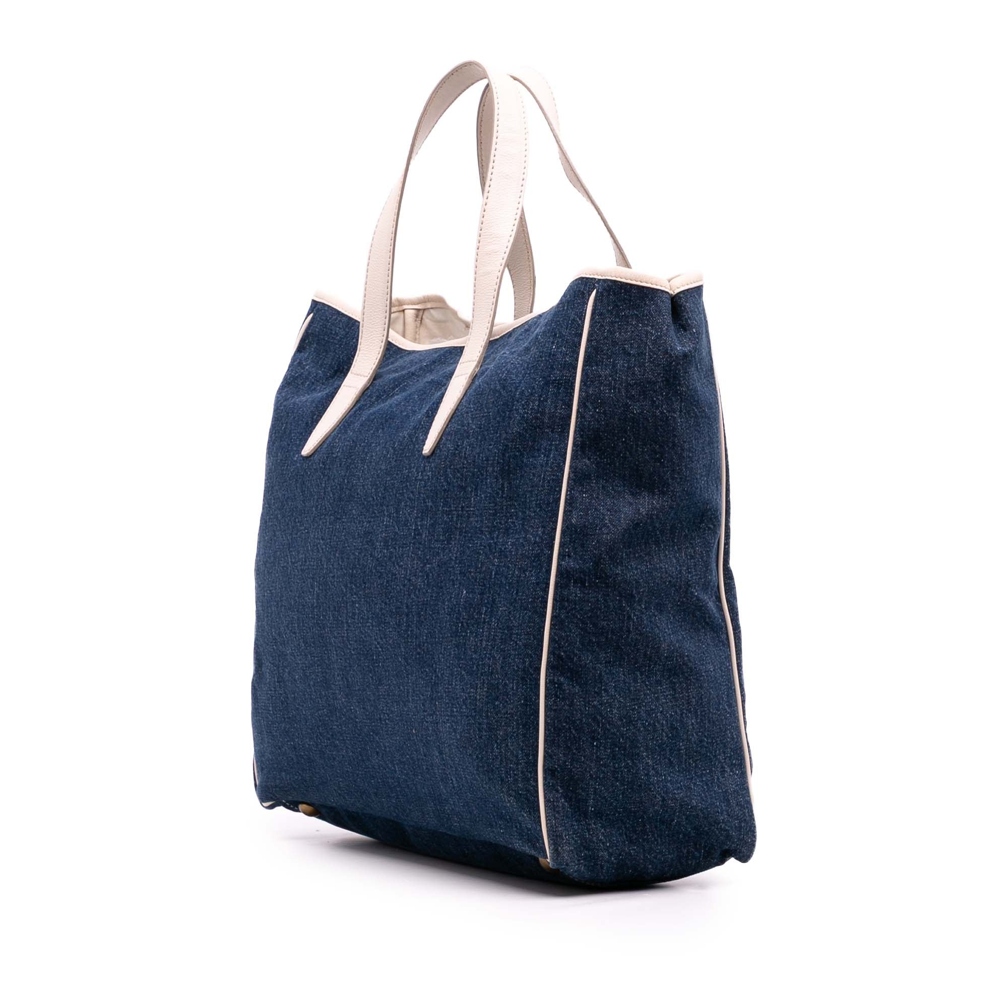 Denim Y Mail Tote