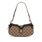 Mini GG Canvas Web Moon Side Shoulder Bag