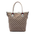 GG Canvas Web Match Ball Tote