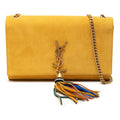 Medium Suede Monogram Kate Tassel Crossbody