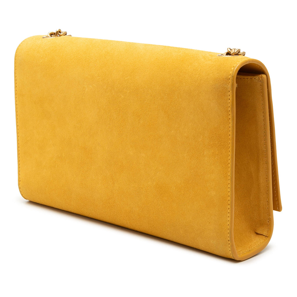 Medium Suede Monogram Kate Tassel Crossbody