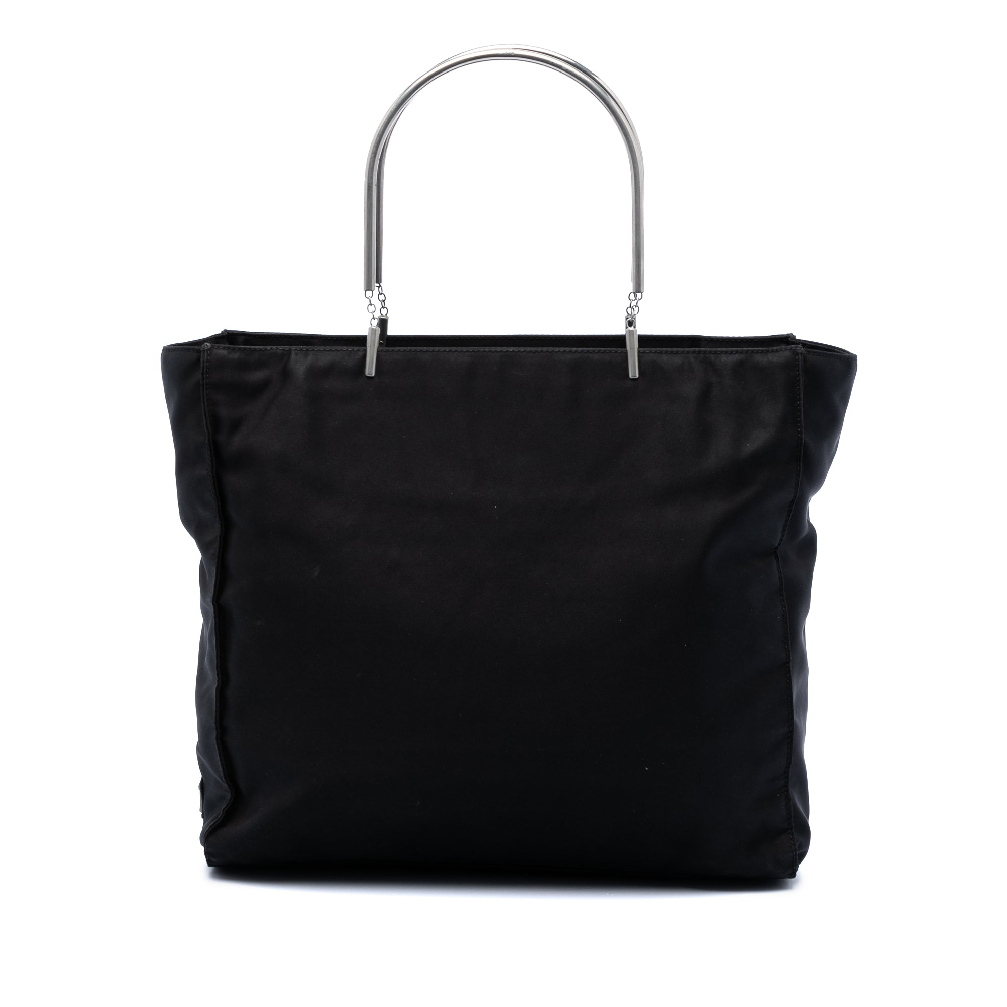Tessuto Metal Handle Bag