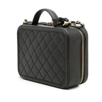 Medium Caviar CC Filigree Vanity Case