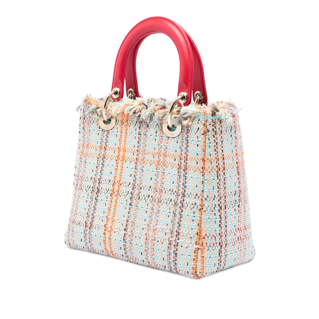 Medium Tweed Heart Deco Lady Dior