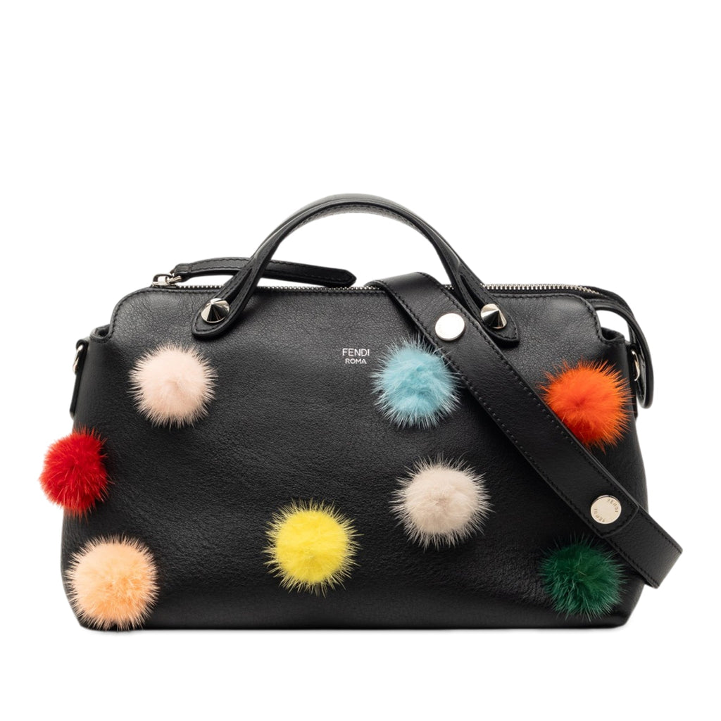 Medium Leather Pompom By The Way Satchel