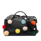 Medium Leather Pompom By The Way Satchel