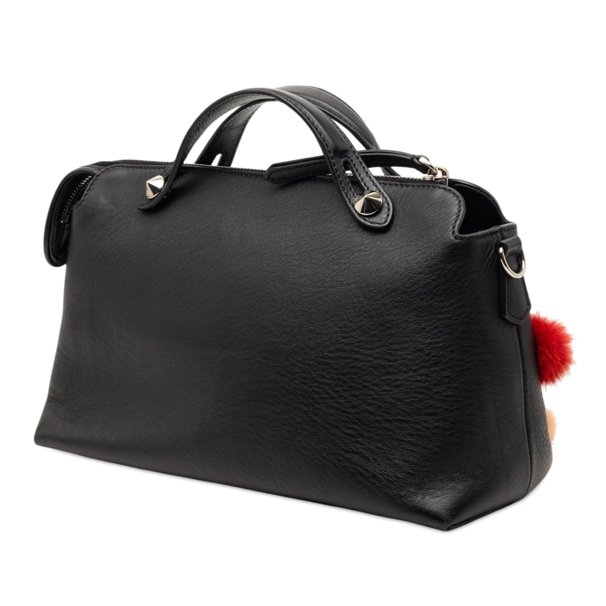 Medium Leather Pompom By The Way Satchel