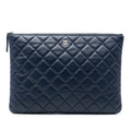 Medium Quilted Lambskin O Case Clutch