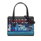 Small Leather London Postal Top Handle Bag