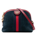 Small Suede Web Ophidia Dome Crossbody