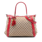 Large GG Canvas Bella Satchel