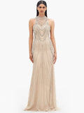 The Roman High-Neck Gown By KYNAH, Luxury Indian Fashion & Bridal Wear