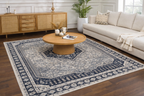 Cabacungan Cream & Gray Washable Area Rug