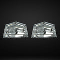 Step Cut Cadillac Shape Lab Diamond Matching Pair