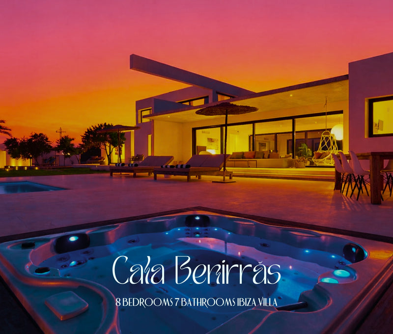 Spacious Exquisite 8-Bedroom Ibiza Villa with Cozy Interiors and an Amazing Outdoor Setup in a Quiet Prime Location near Cala Benirrás