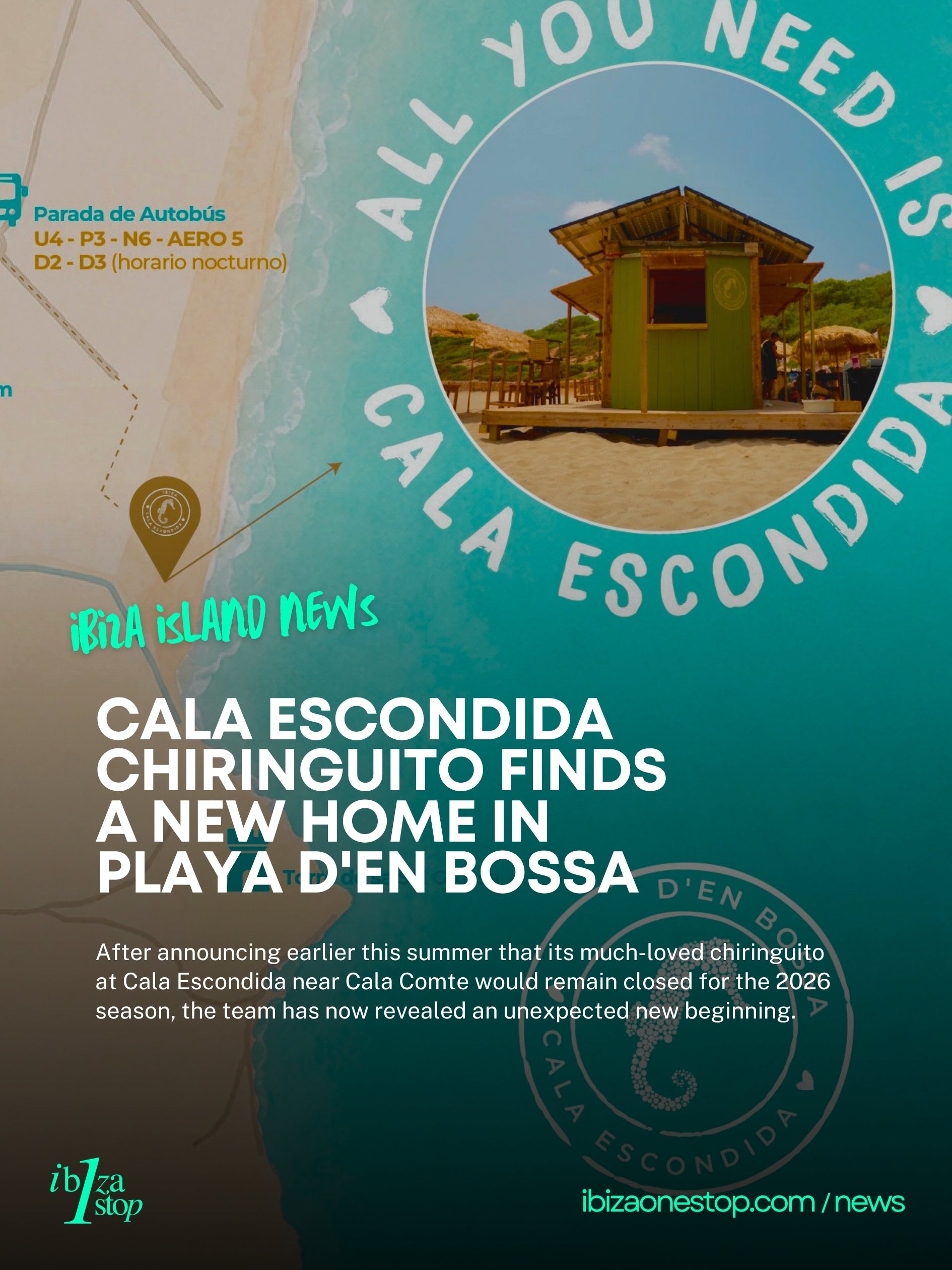 Cala Escondida Chiringuito Finds a New Home in Playa d'en Bossa