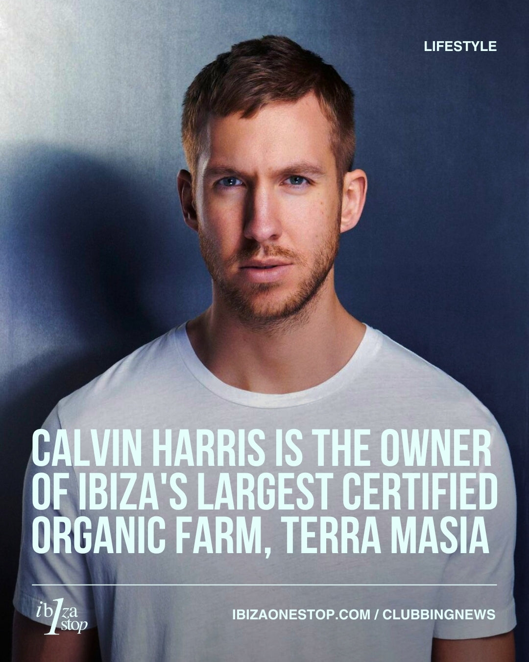 Calvin Harris is the owner of Terra Masia, Ibiza's largest certified organic farm, a 56-hectare estate producing vegetables, fruit, eggs, wine and biodynamic crops
