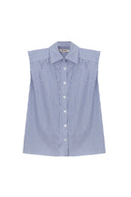 Camisa Marieta sin mangas rayas