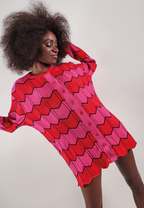 CAMISA ZAG | FUCSIA Y ROJO