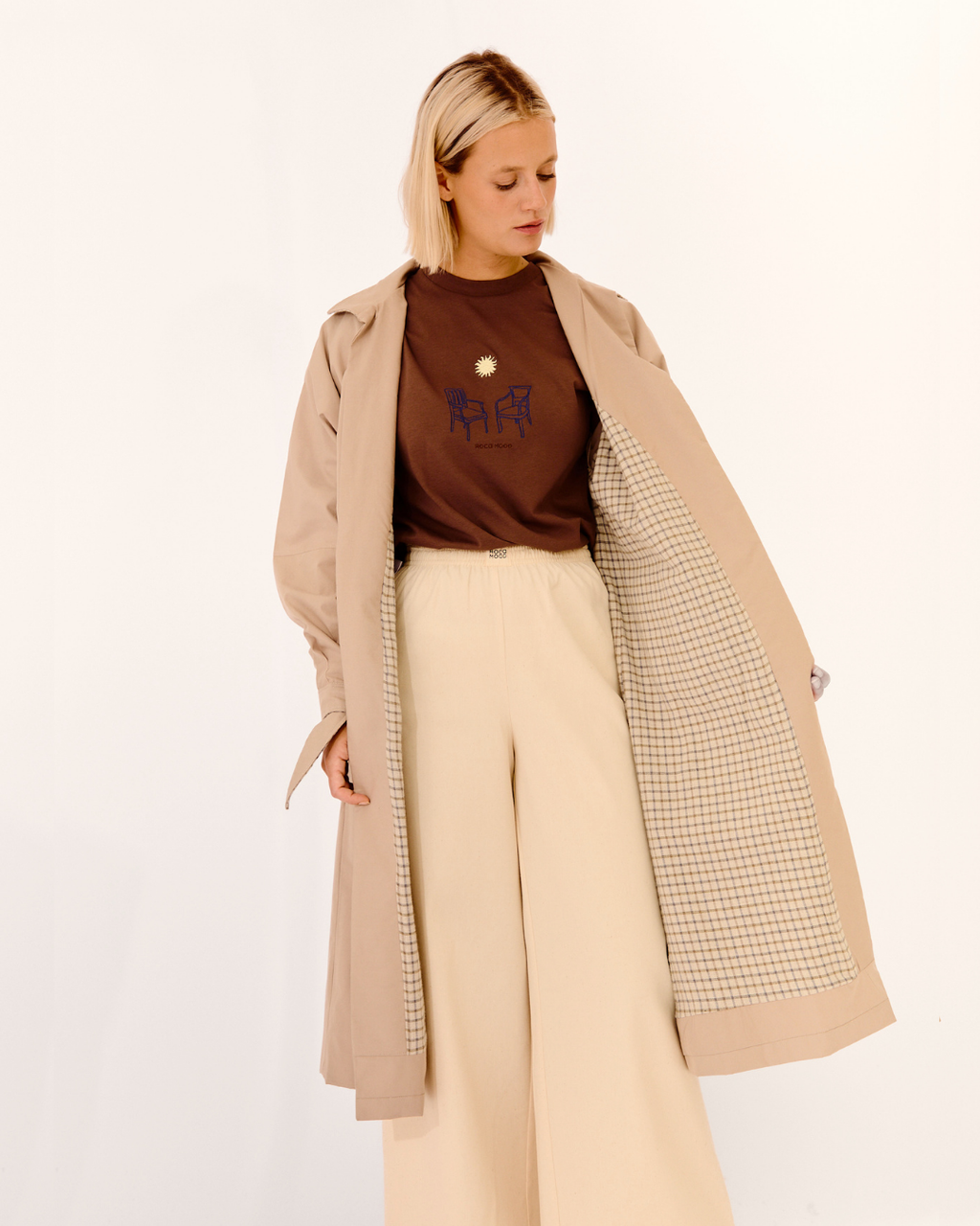 gabardina lia beige ✳