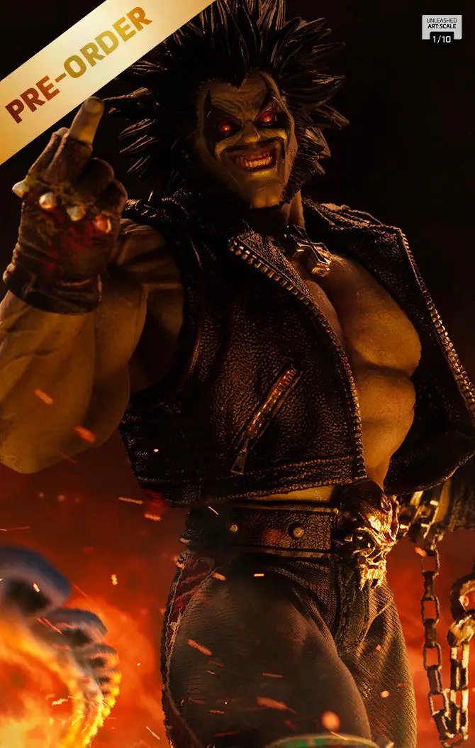 Statue Lobo Unleashed - DC Comics - Art Scale 1/10 - Iron Studios