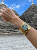 BRAZALETE AGUAMARINA | BRONCE