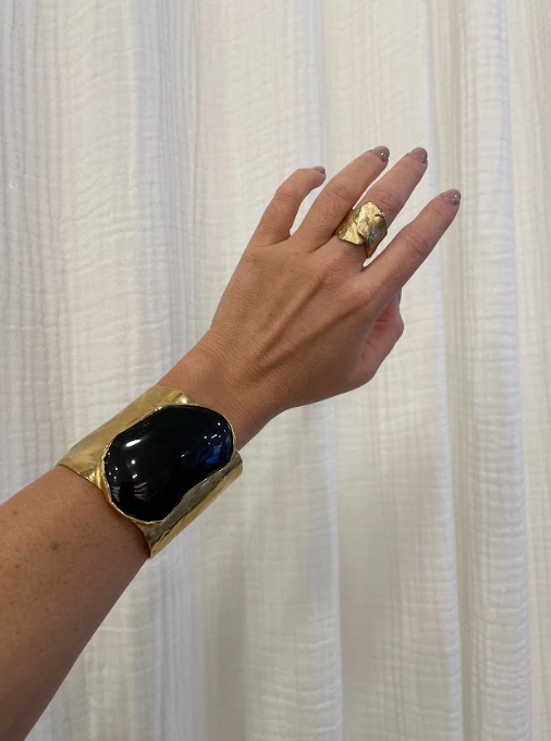 BRAZALETE PIEDRA NEGRA