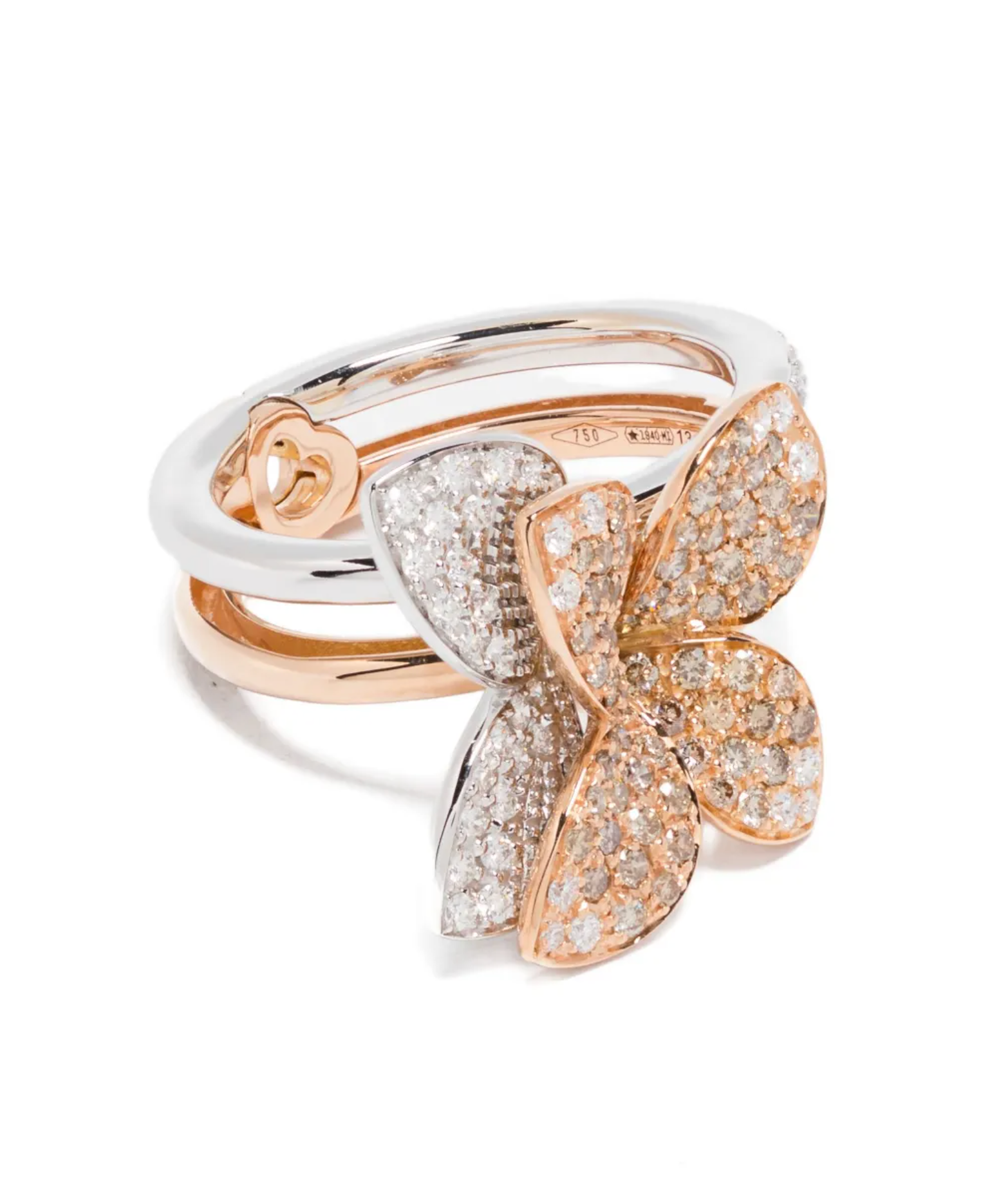 Pasquale Bruni Petit Garden Libellule Ring — Rose Gold