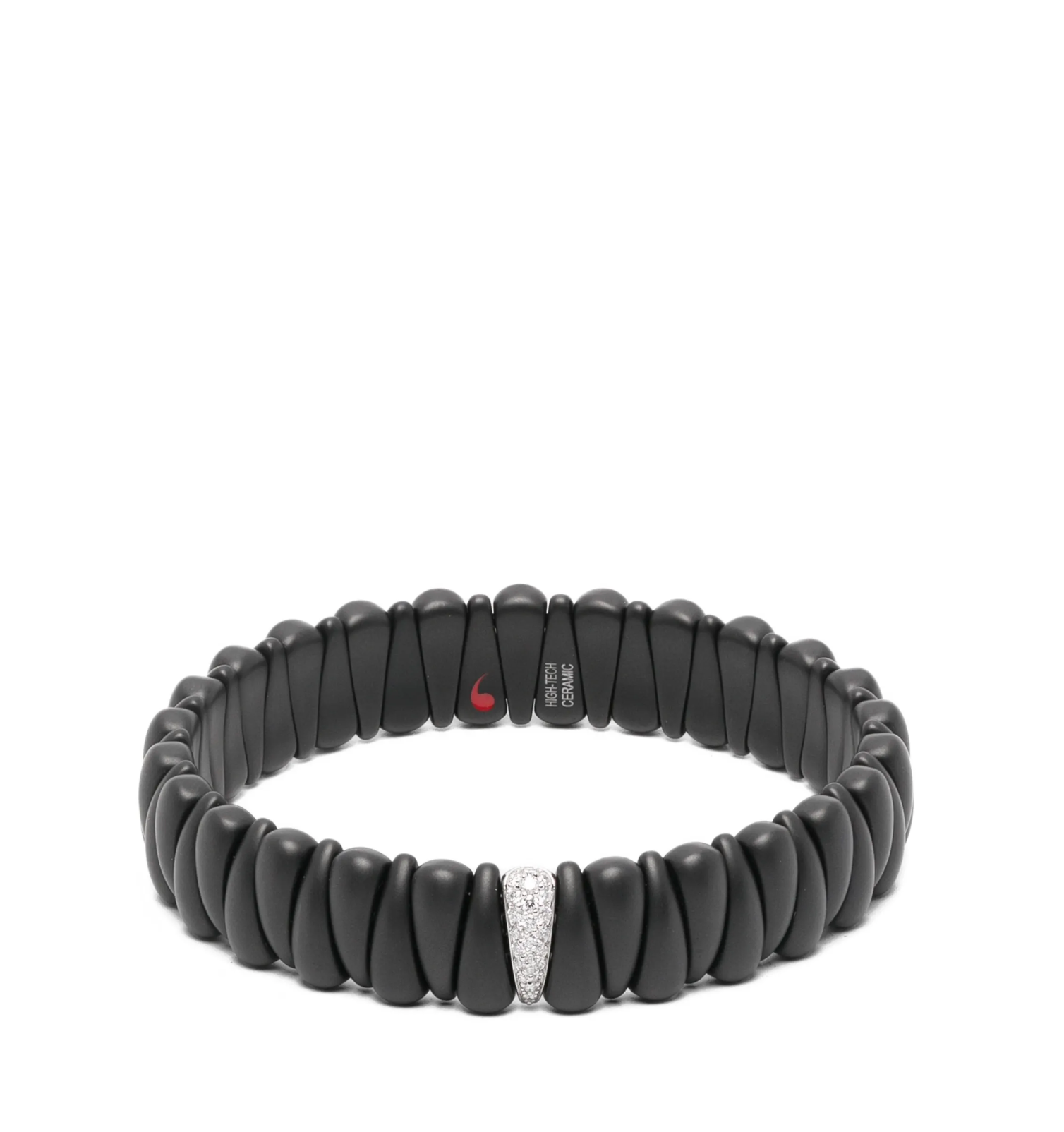 Roberto Demeglio Diamond Pavé Ceramic Bracelet — Black