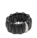 Roberto Demeglio Ceramic and Diamond Ring — Black