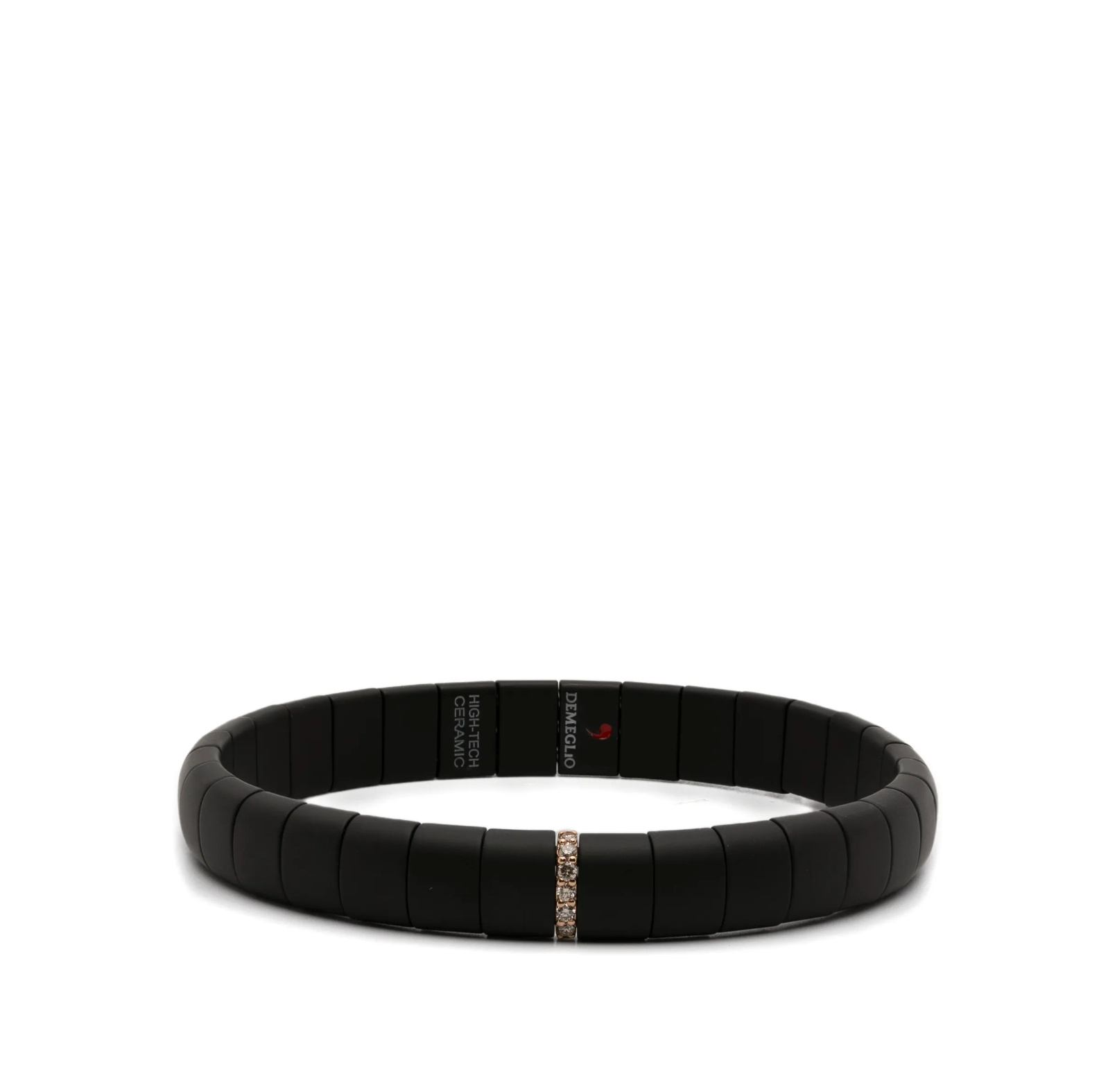 Roberto Demeglio 18kt Rose Gold Brown Diamond Pavé Bracelet — Black