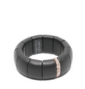 Roberto Demeglio Diamond Pavé High-Tech Ceramic Ring — Black