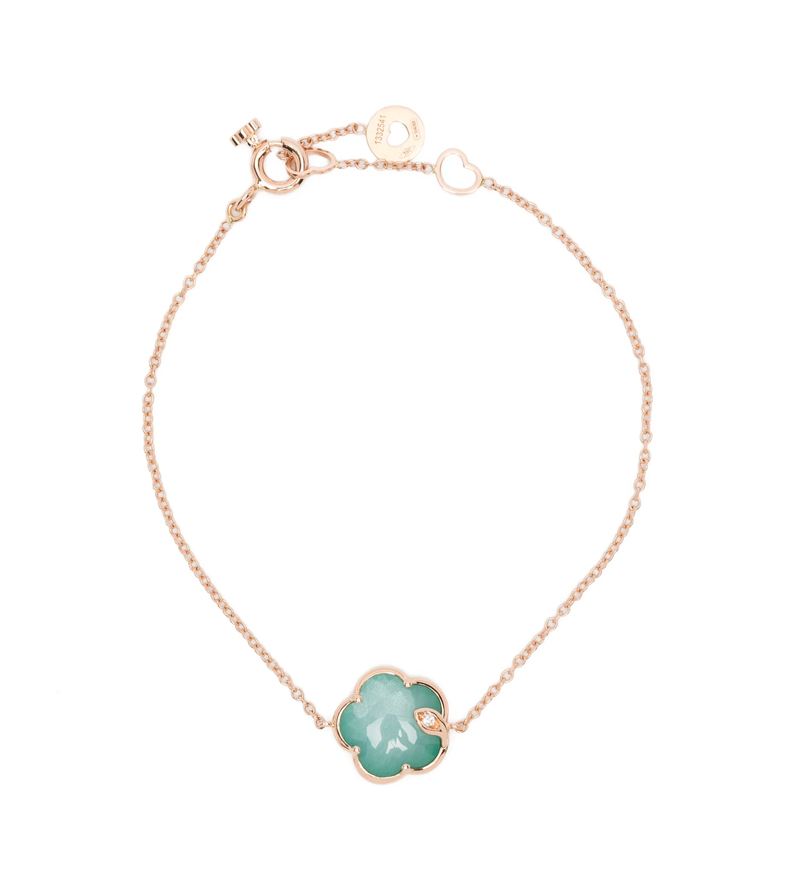Pasquale Bruni Rose Gold and Green Agate Bracelet — Rose Gold