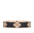 Roberto Coin Four-Leaf Clover Diamond Ring — Black