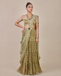 Olive Yellow Skirt Set By KYNAH, Luxury Indian Fashion & Bridal Wear