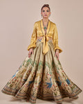 Crème Ivory - Yellow Skirt Set By KYNAH, Luxury Indian Fashion & Bridal Wear