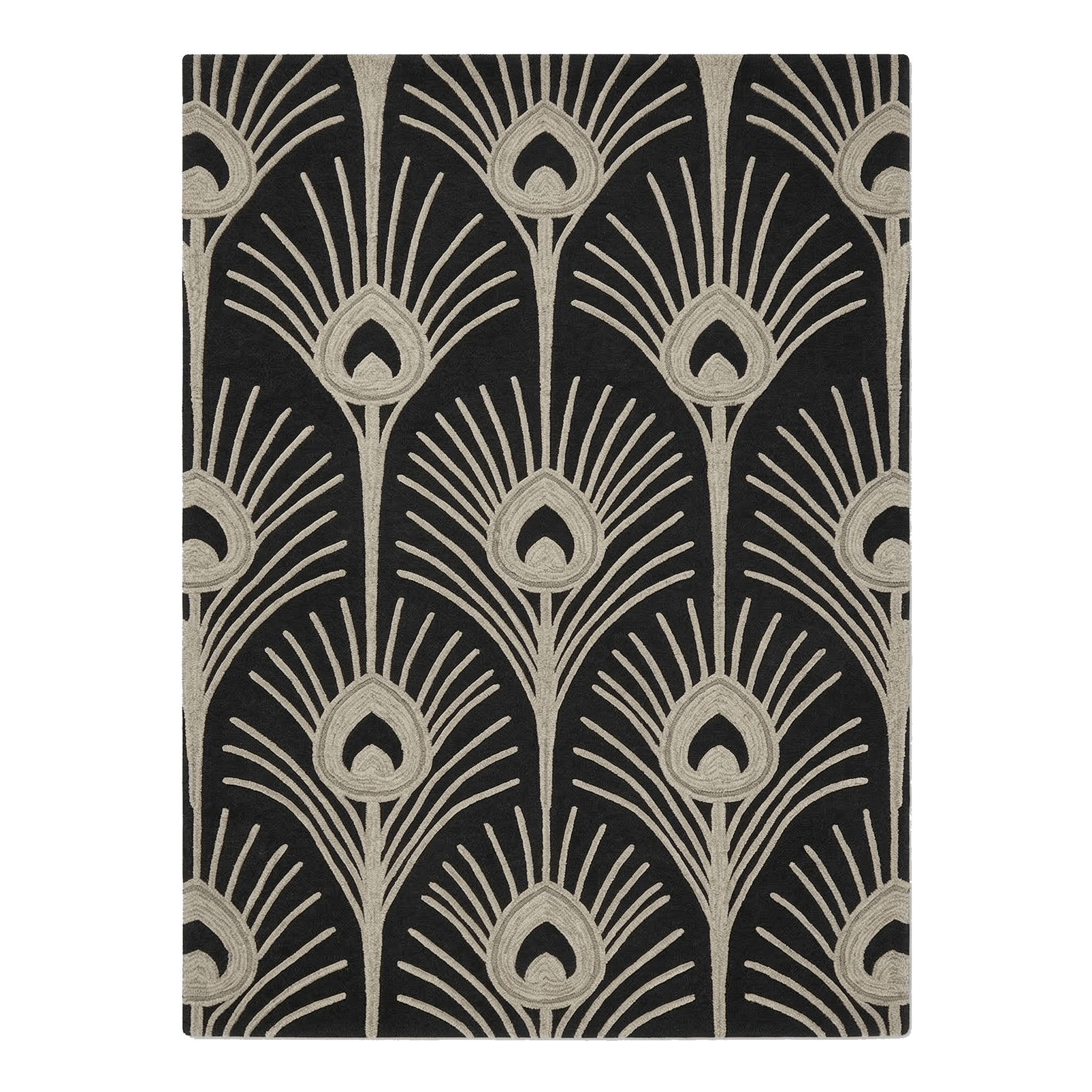 Carbon Quill Deco Hand Tufted Rug