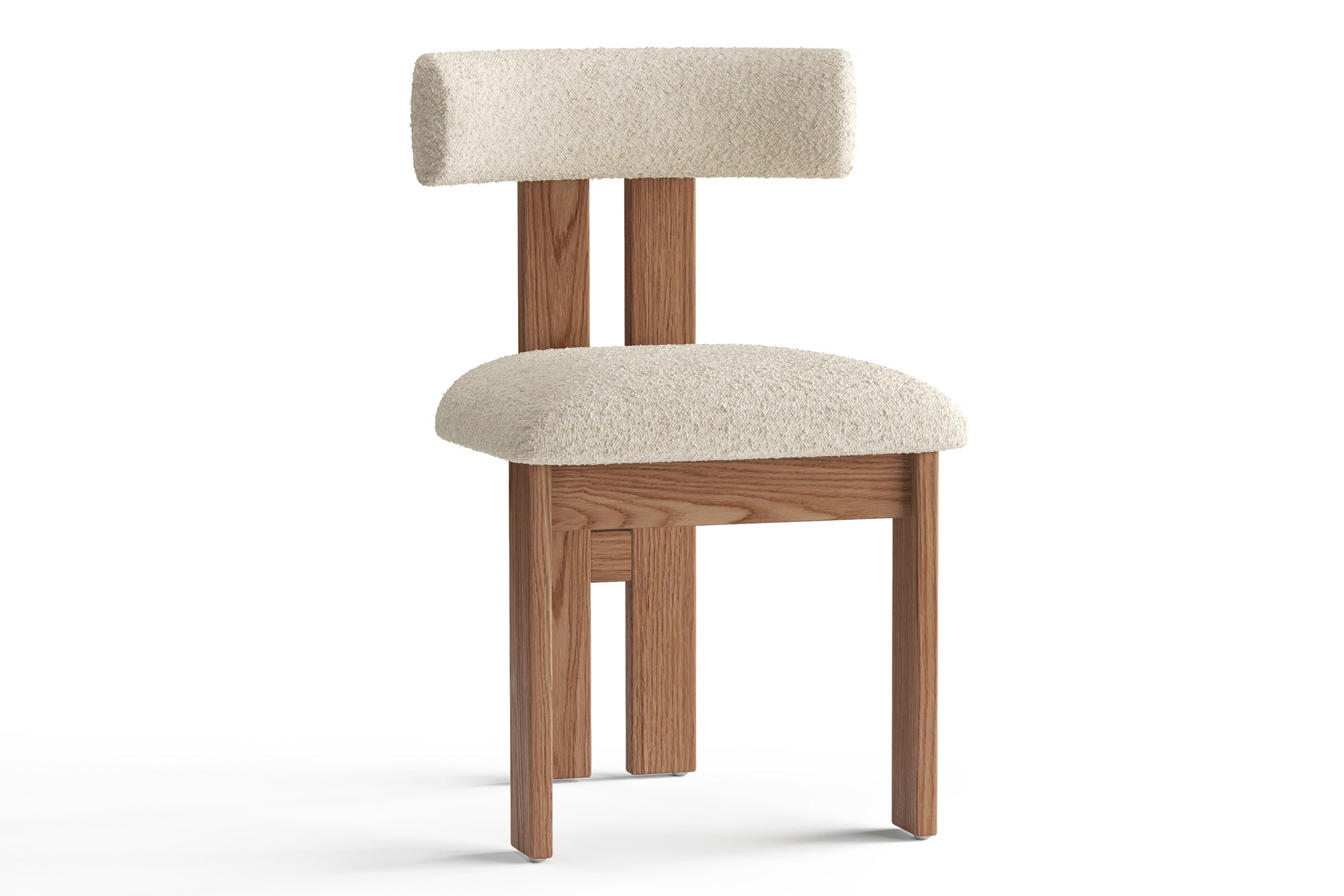 Carlo Boucle Fabric Dining Chair (Set of 2)