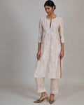 Champange With Ivory Noor Kurta Set By KYNAH, Luxury Indian Fashion & Bridal Wear