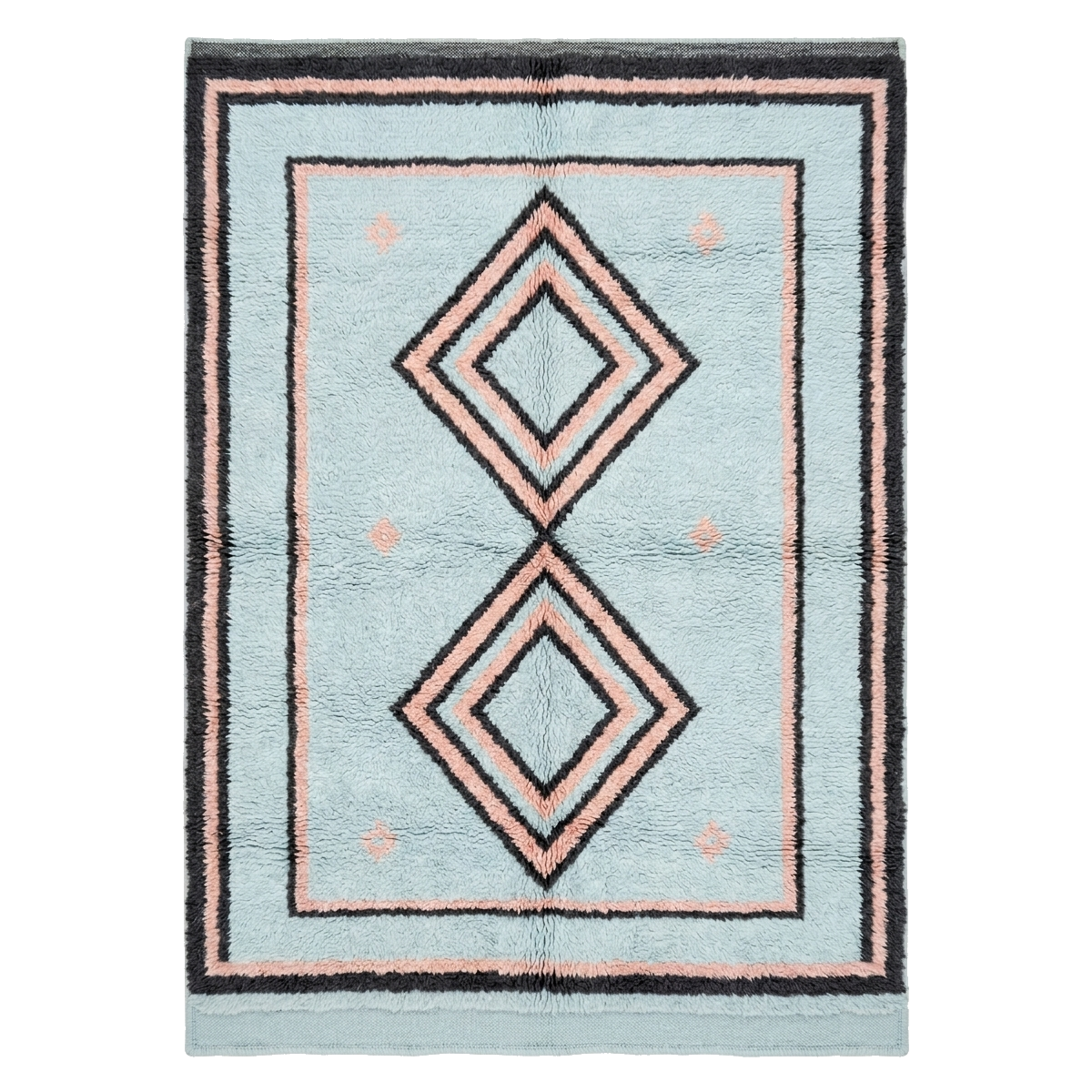 Celestial Symmetry Moroccan Shag Rug