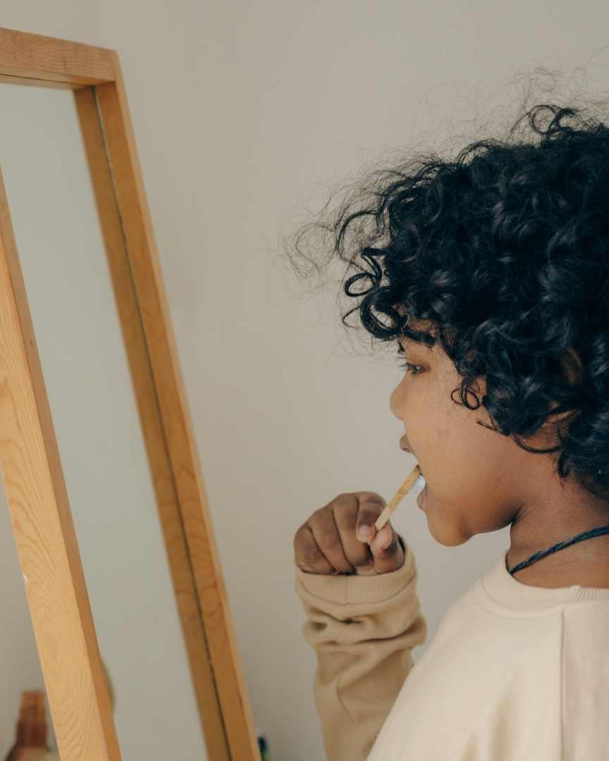 Cepillo de Dientes de Madera Infantil Cerdas Extrasuaves