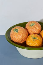 Naranja réplica de cerámica esmaltada