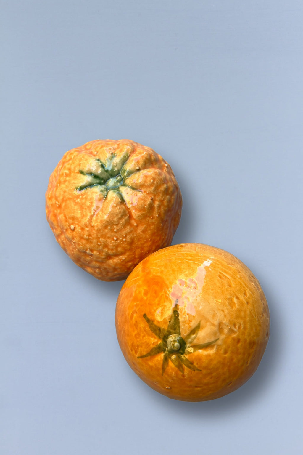 Naranja réplica de cerámica esmaltada