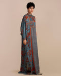 Cerulean Blue Kaftan By KYNAH, Luxury Indian Fashion & Bridal Wear