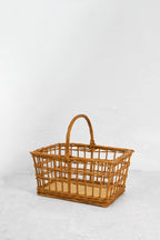 Cesta picnic calada mimbre natural