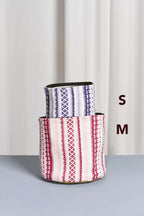 Cesto alpujarra rosa y malva