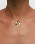 Chai Necklace in Gold